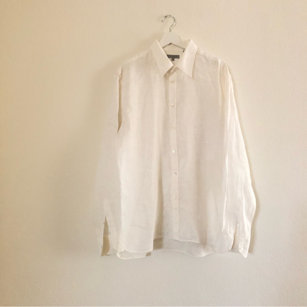 Ted Baker London Men’s Dress shirt size 6 White